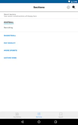 Gatorsports android App screenshot 1