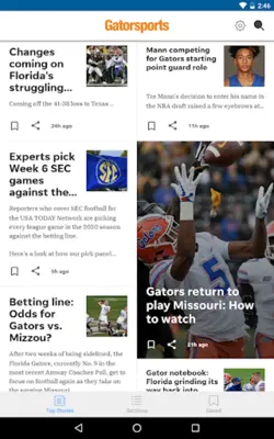 Gatorsports android App screenshot 2